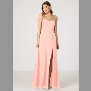 Azazie Rosey Dress, Coral Color